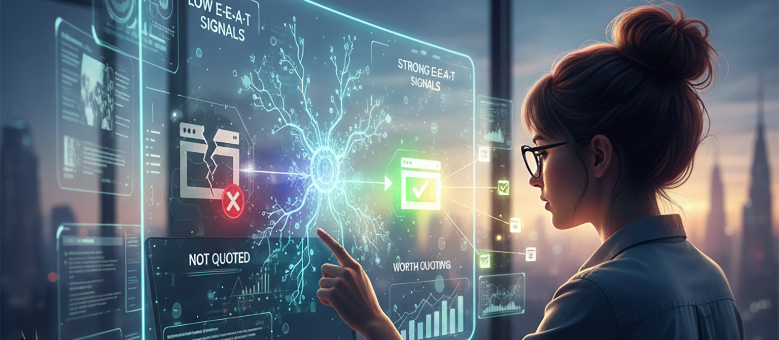 How AI Search Decides Your Site Is Worth Quoting (Or Not)