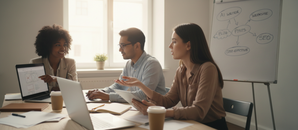 AI Content for Small Business Websites on a Budget